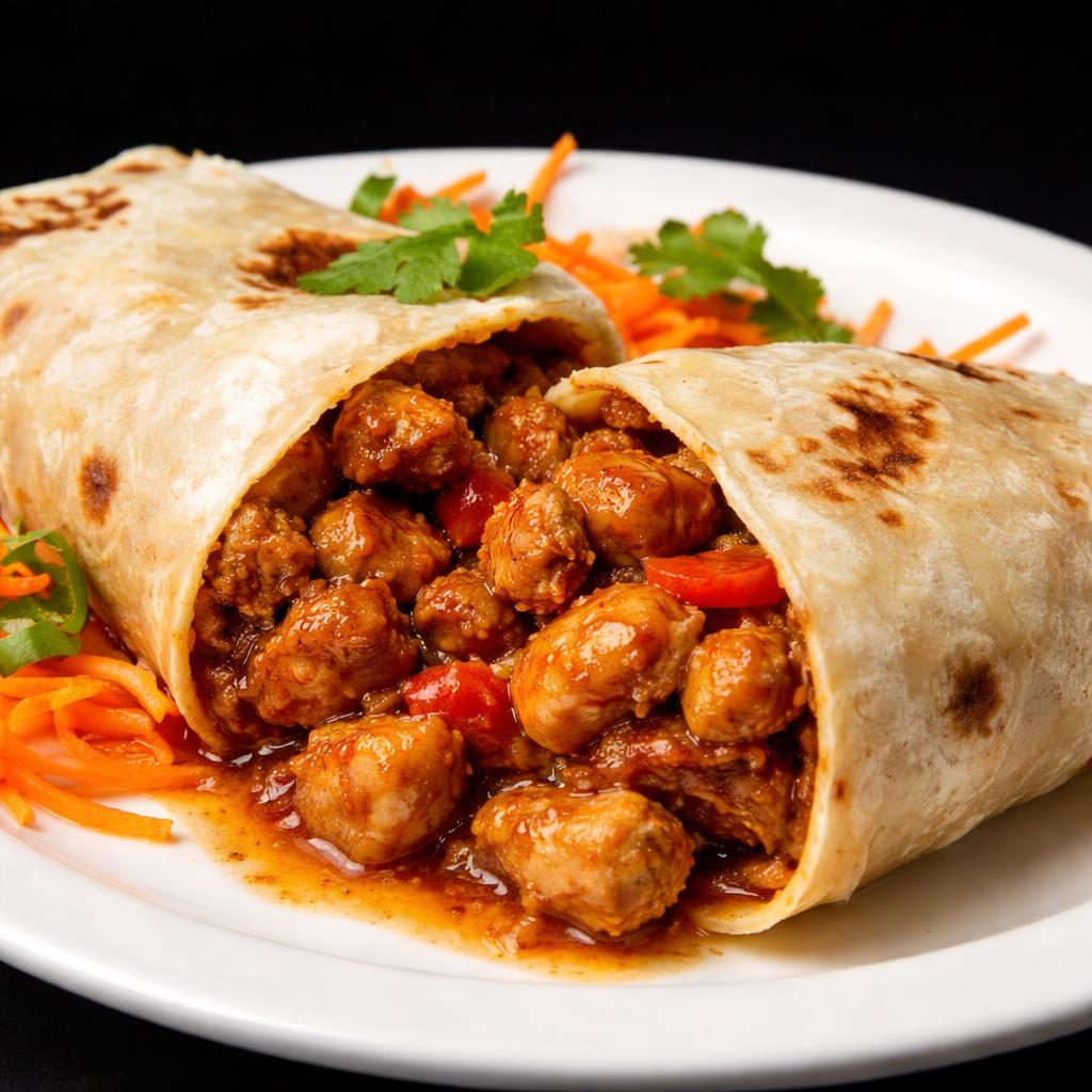 Chicken Curry Rotti